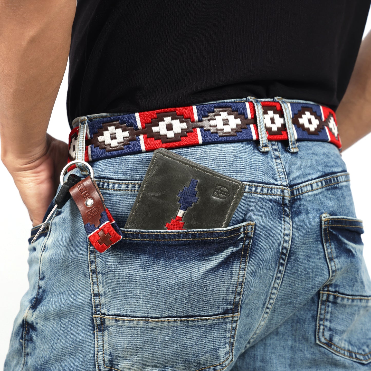The Gaucho Legacy Set - Handcrafted Belt, Wallet & Keyring Combo.