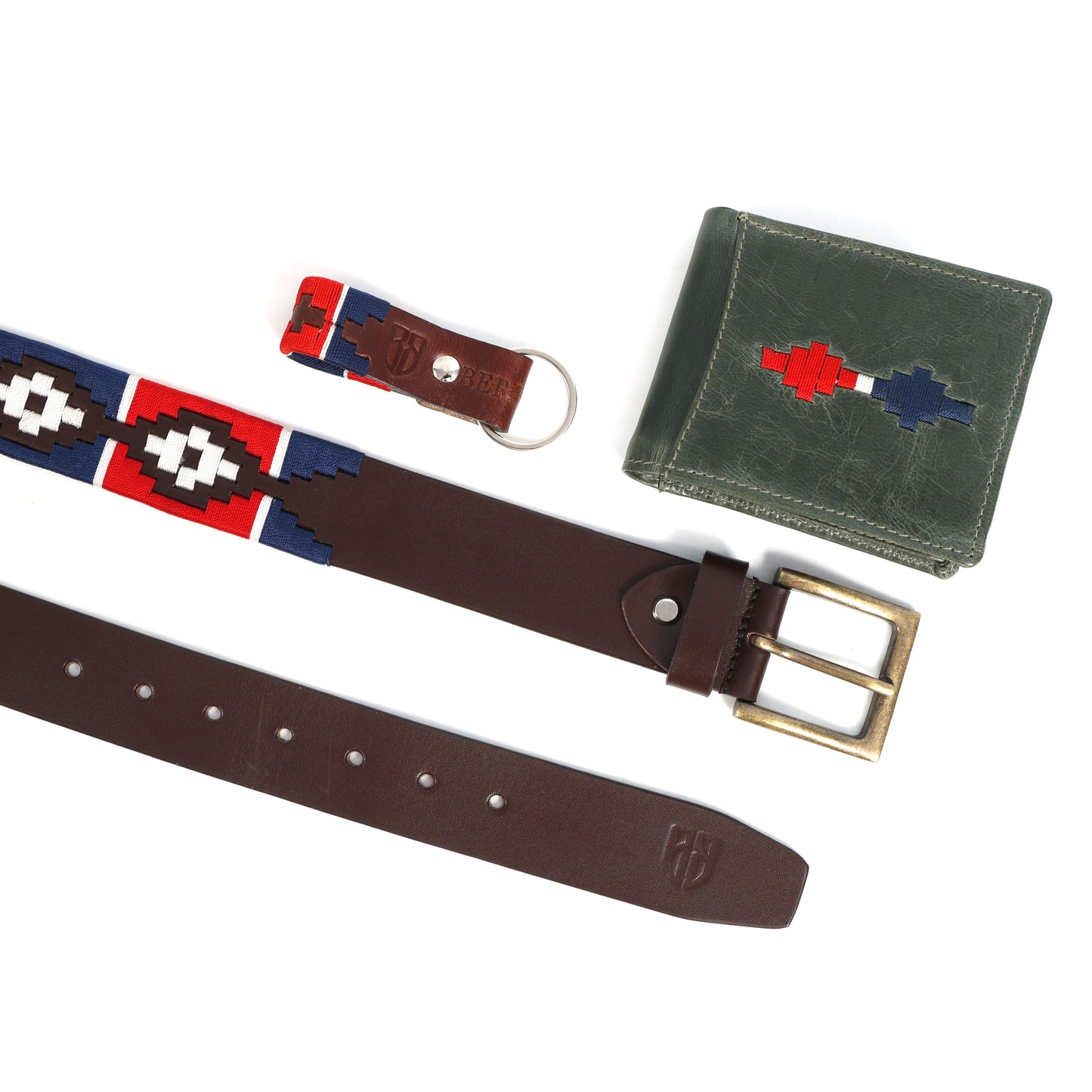 The Gaucho Legacy Set - Handcrafted Belt, Wallet & Keyring Combo.