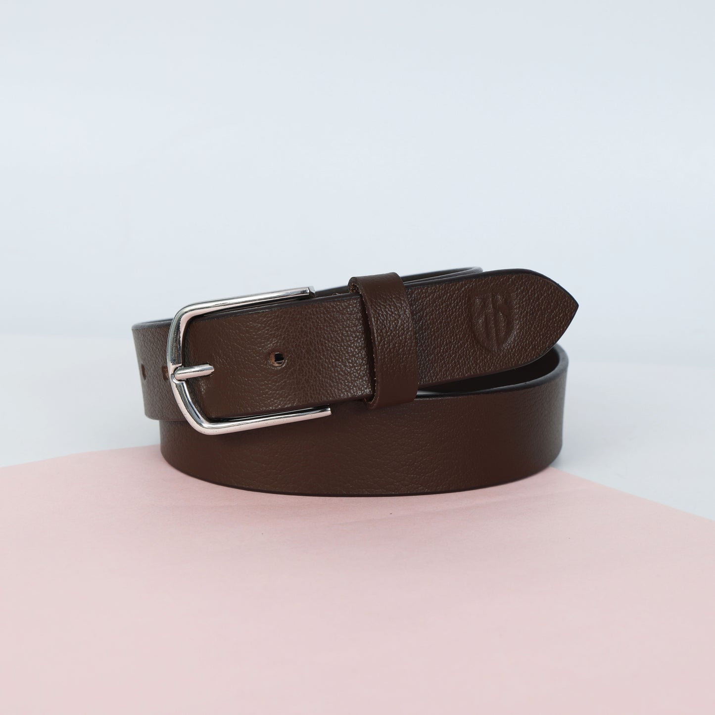 Cognac Full Grain Leather Belt – Classic Genuine Leather