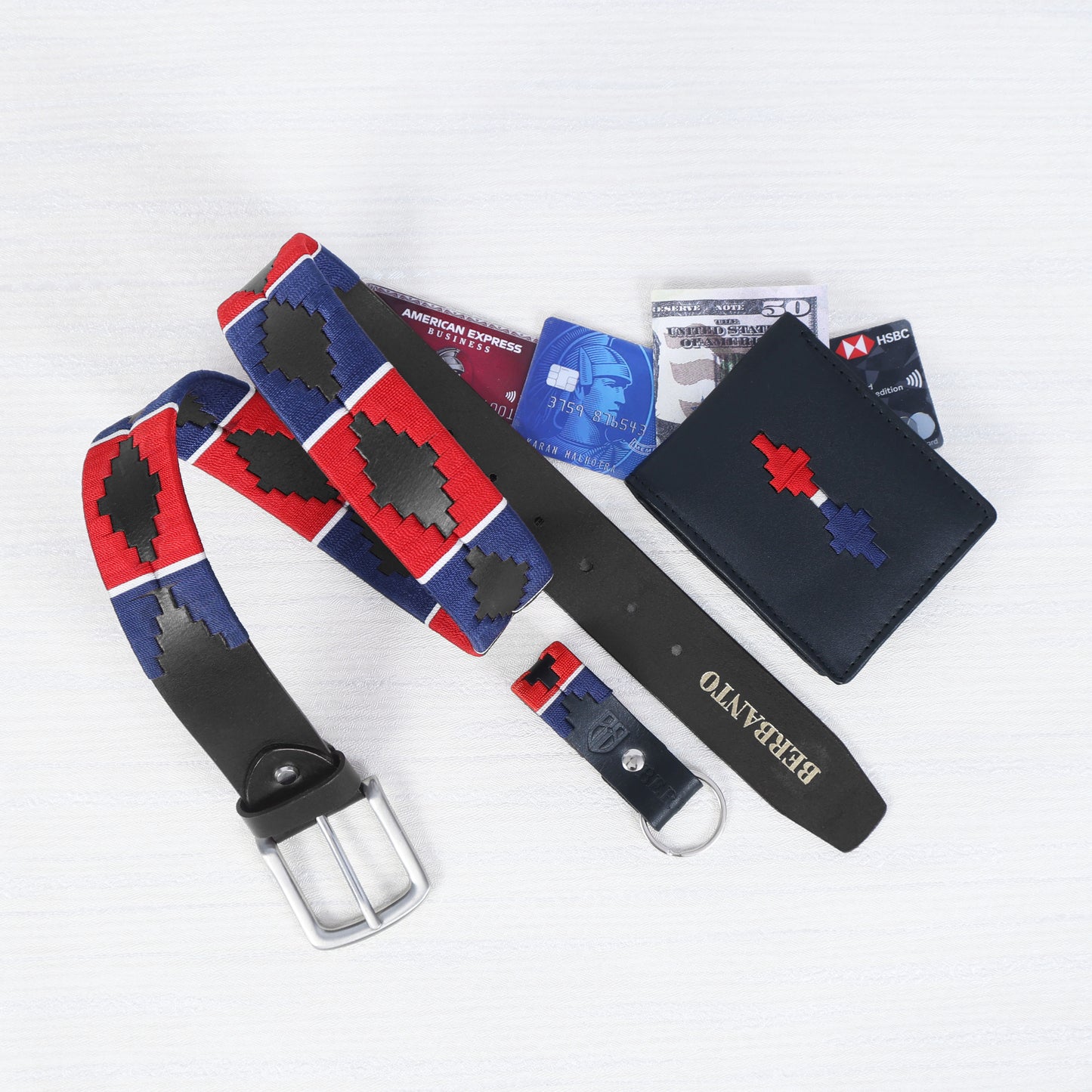 The Gaucho Legacy Set - Handcrafted Belt, Wallet & Keyring Combo.