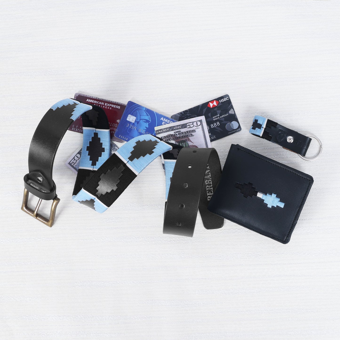 The Gaucho Legacy Set - Handcrafted Belt, Wallet & Keyring Combo.