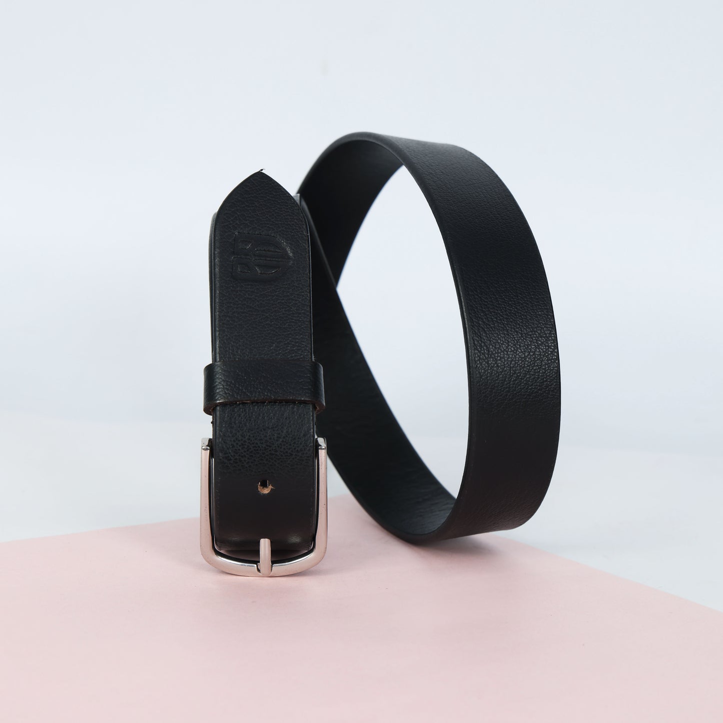 Black Full Grain Leather Belt – Classic Genuine Leather