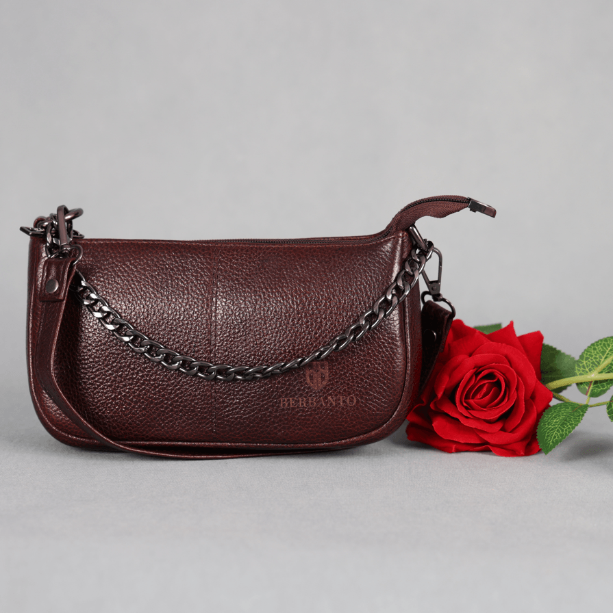Small Leather Sling Bag for Women