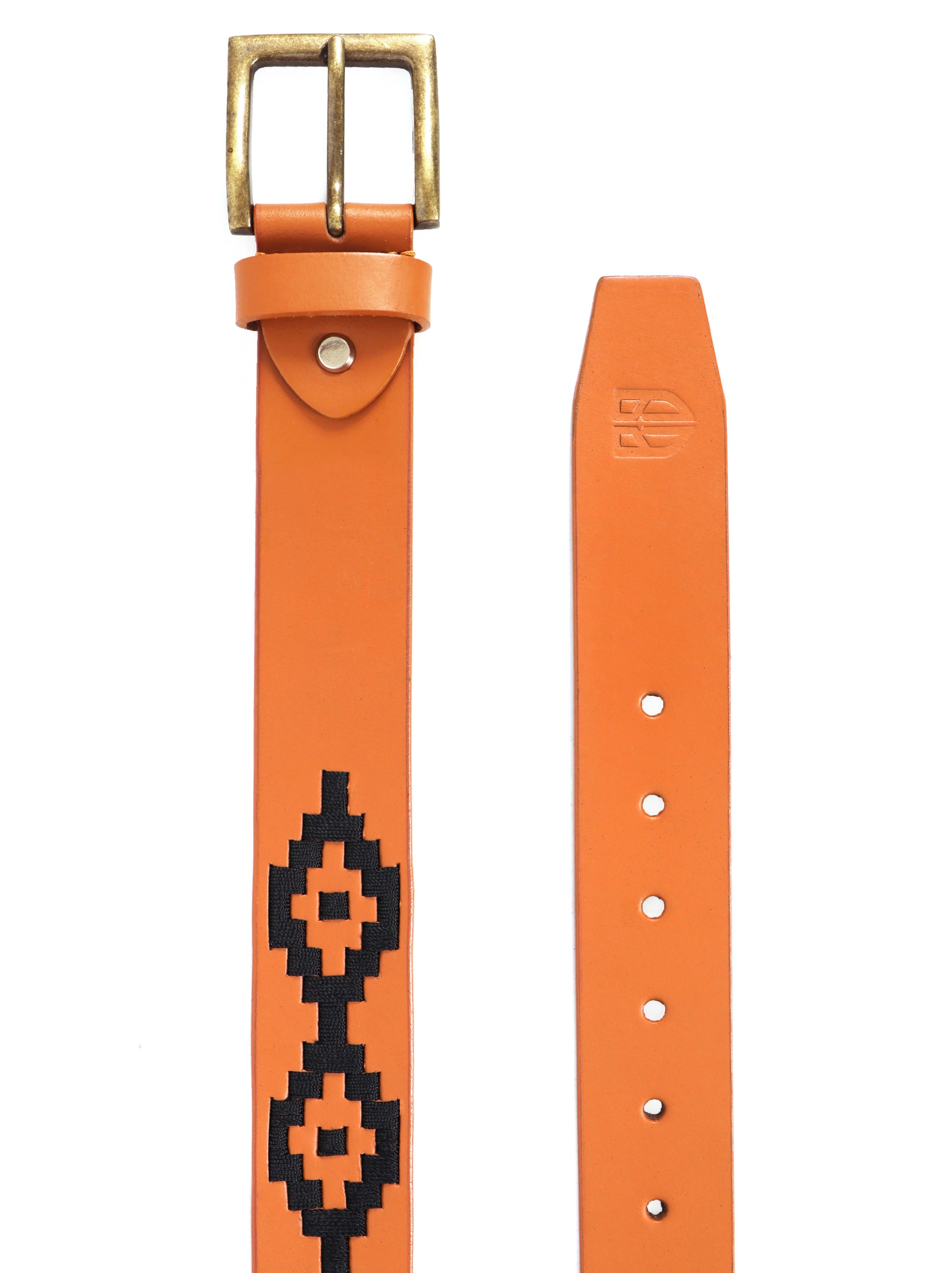 Berbanto Nolan Full-Grain Polo Belt - Tan Leather