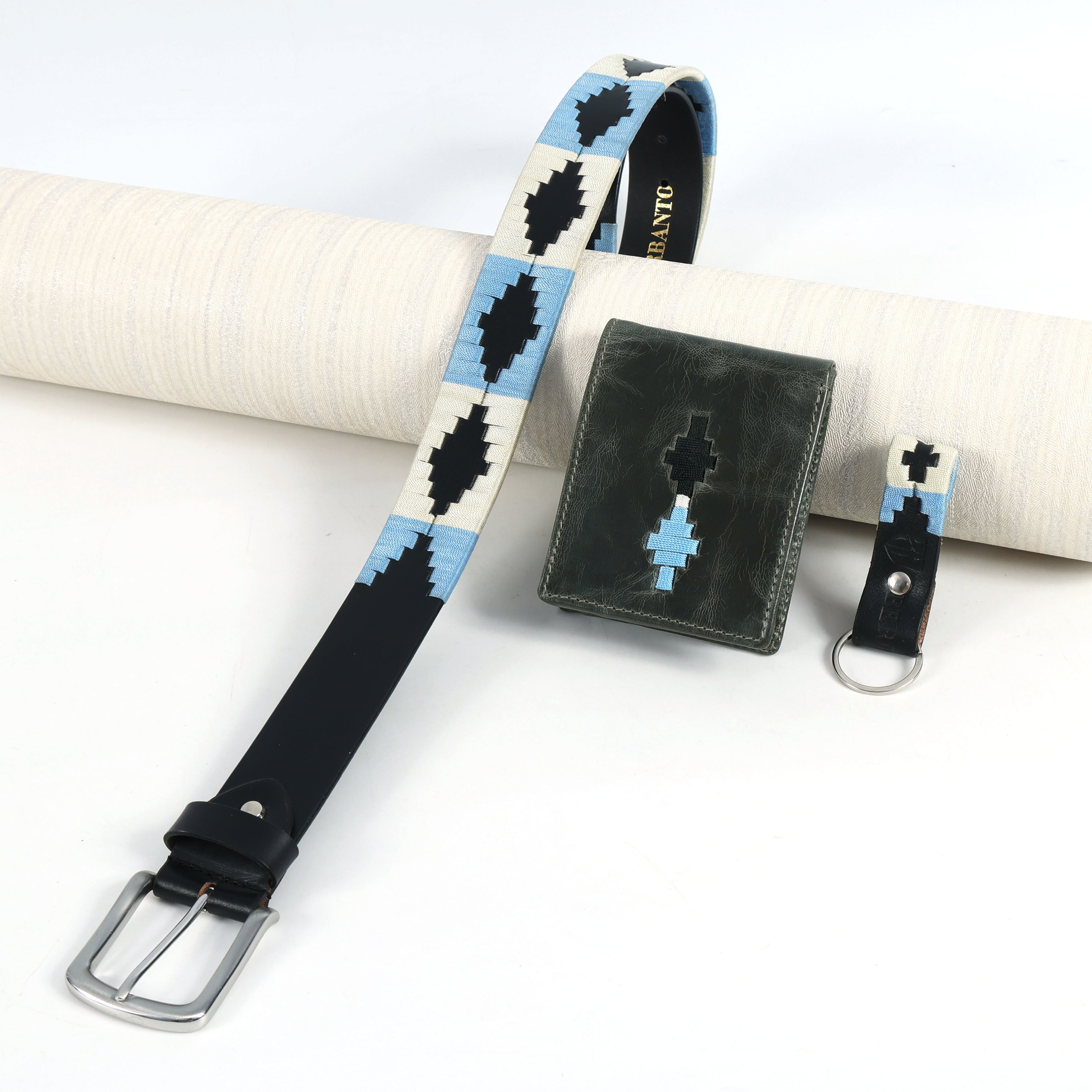 The Gaucho Legacy Set - Handcrafted Belt, Wallet & Keyring Combo.