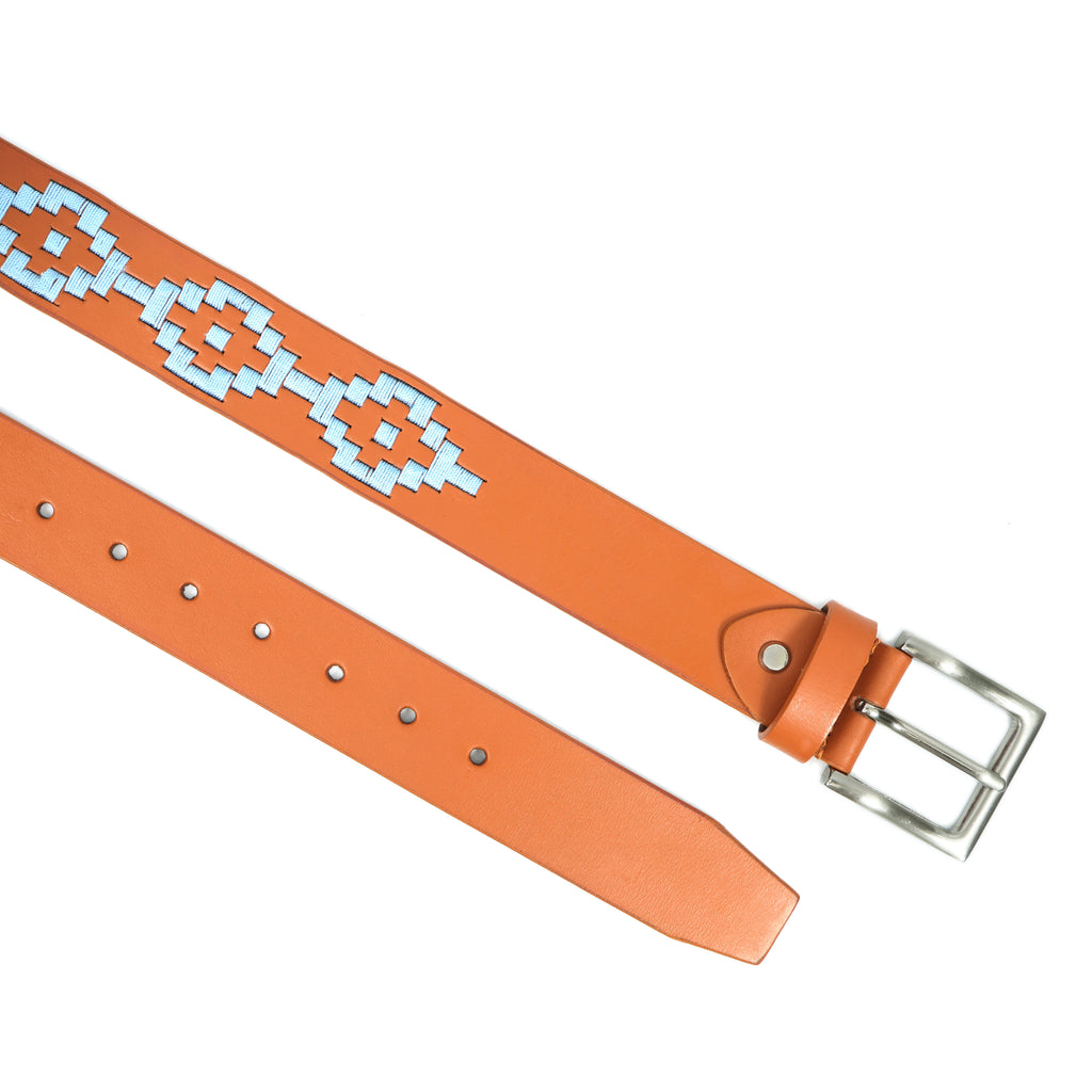 Berbanto Ashton Full-Grain Polo Belt - Tan Leather