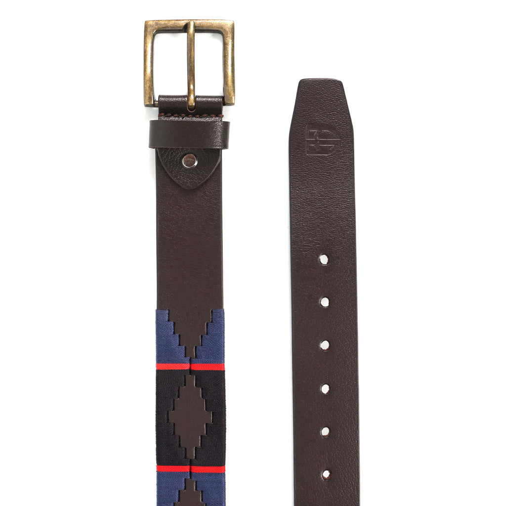 Berbanto Harrington Full-Grain Polo Belt – Brown Leather