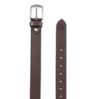Berbanto Oxford Leather Belt - Dark Brown