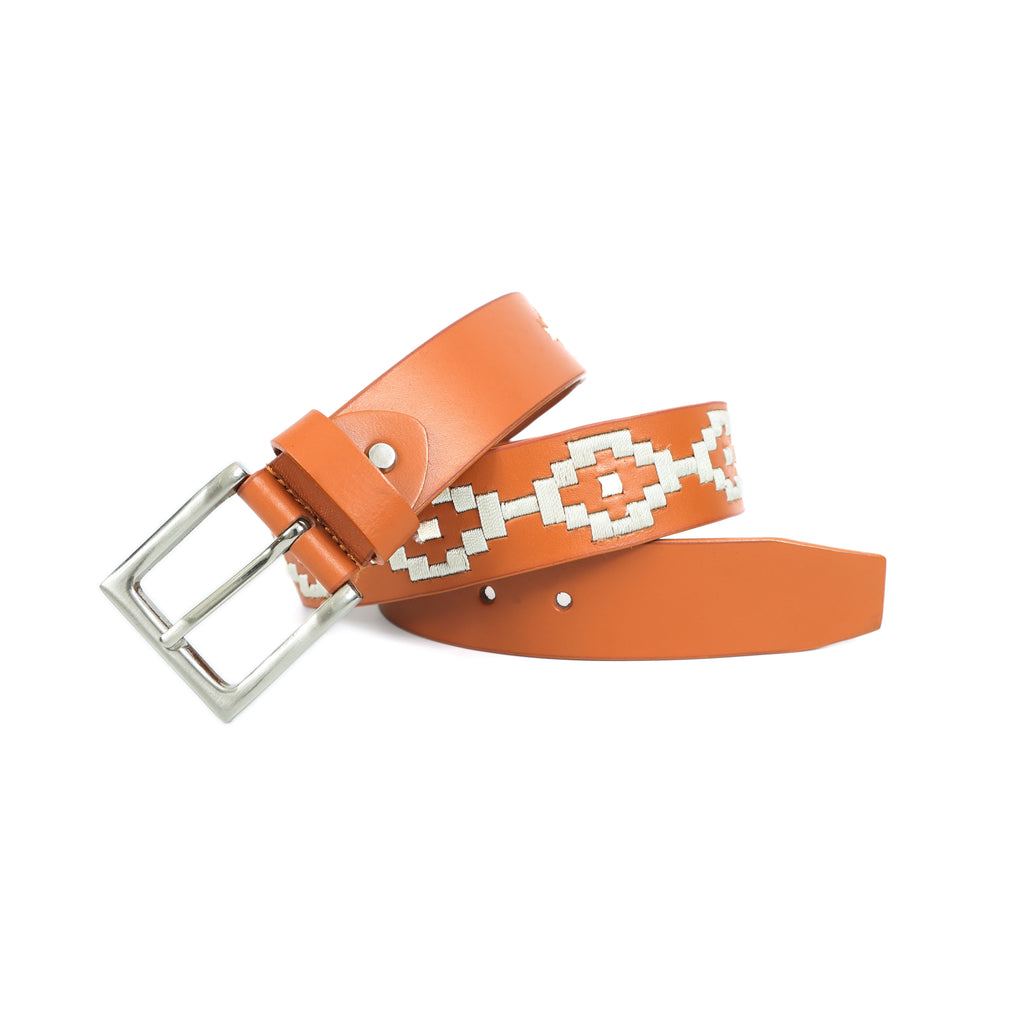 Berbanto Carson Full-Grain Polo Belt - Tan