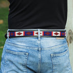 Gaucho Handcrafted Beaded Leather Belt – Premium Argentinian Style Western Belt for Men & Women