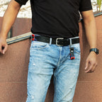 Berbanto Meridian Full-Grain Polo Belt – Black Leather