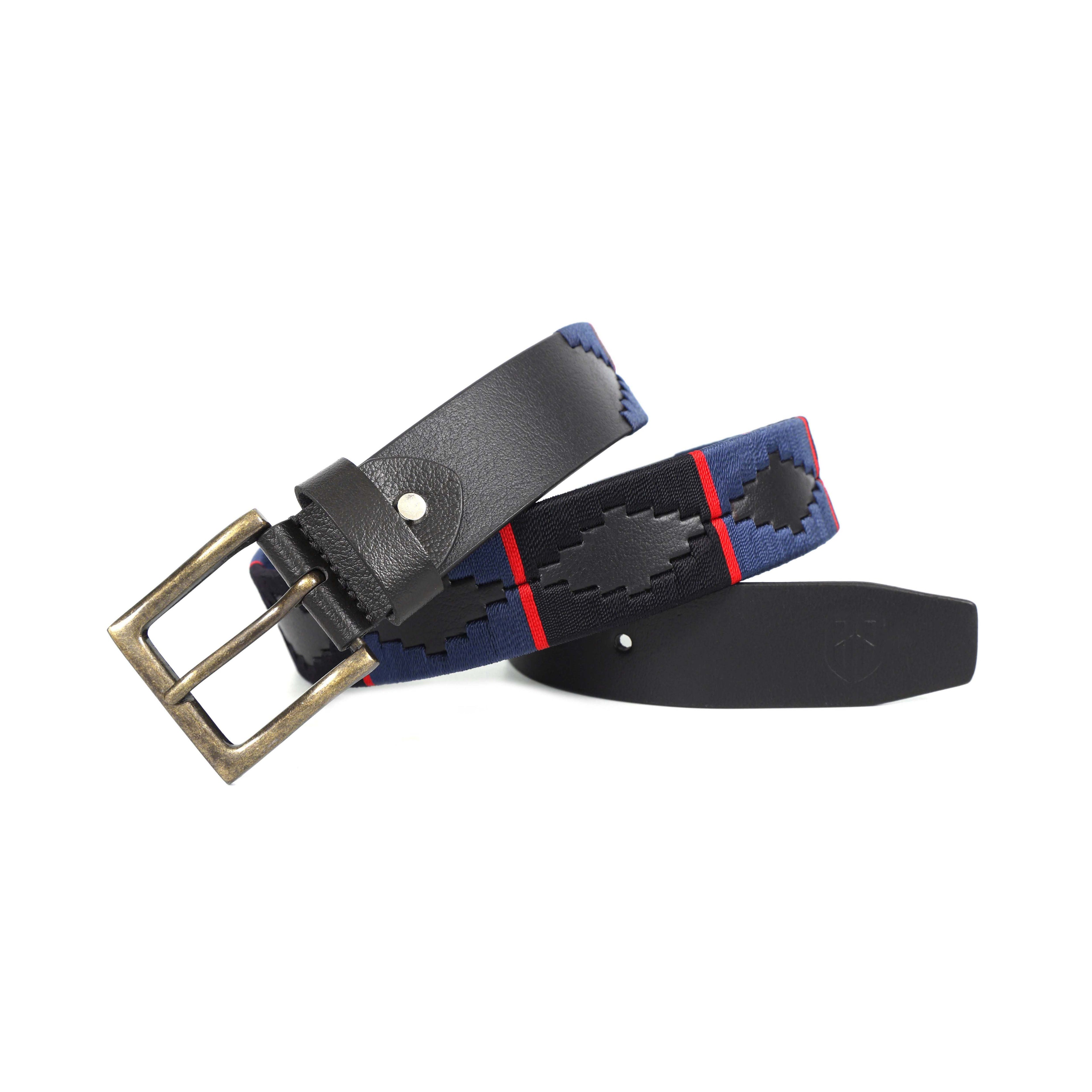 Berbanto Harrington Full-Grain Polo Belt – Black Leather