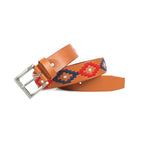Berbanto Milton Full-Grain Polo Belt - Tan Leather