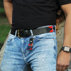 Berbanto Meridian Full-Grain Polo Belt – Black Leather