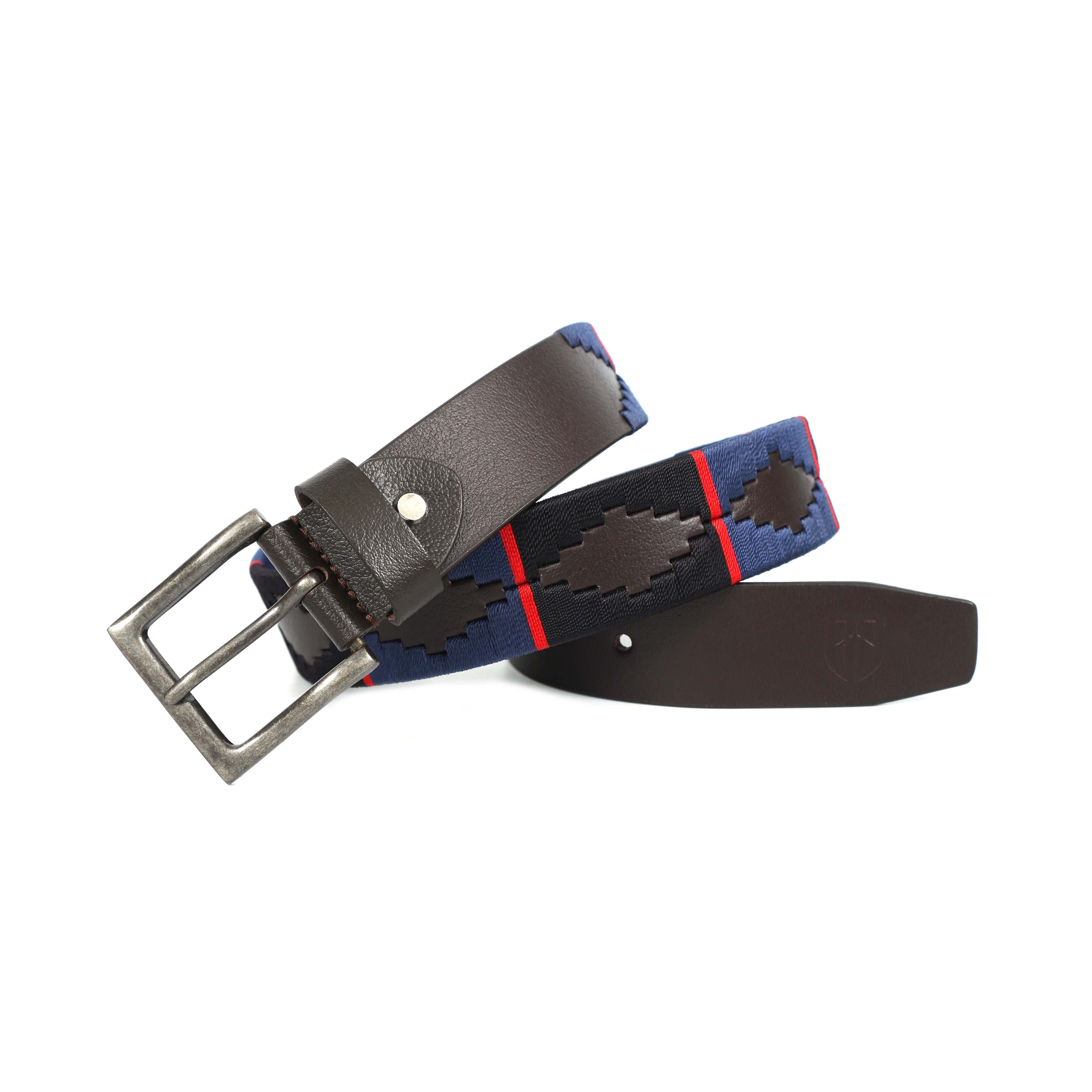 Berbanto Harrington Full-Grain Polo Belt – Brown Leather