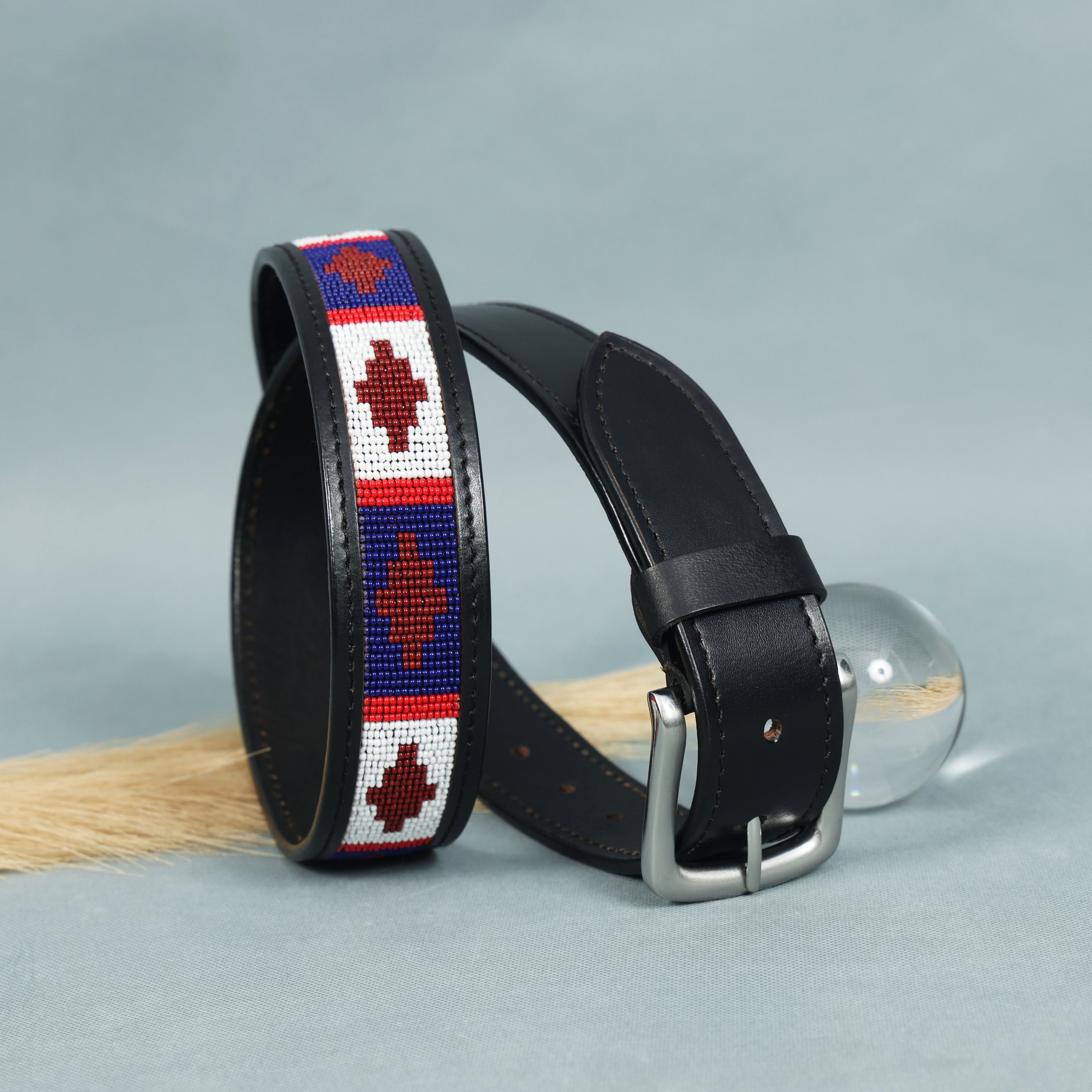 Gaucho Handcrafted Beaded Leather Belt – Premium Argentinian Style Western Belt for Men & Women