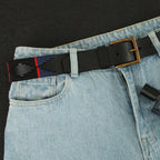Berbanto Harrington Full-Grain Polo Belt – Black Leather