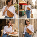 Berbanto Viceroy Sling | British Tan Leather Crossbody Bag for Men & Women