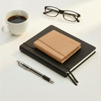 Berbanto Desert Sand Bifold Wallet – Minimal Full-Grain Leather