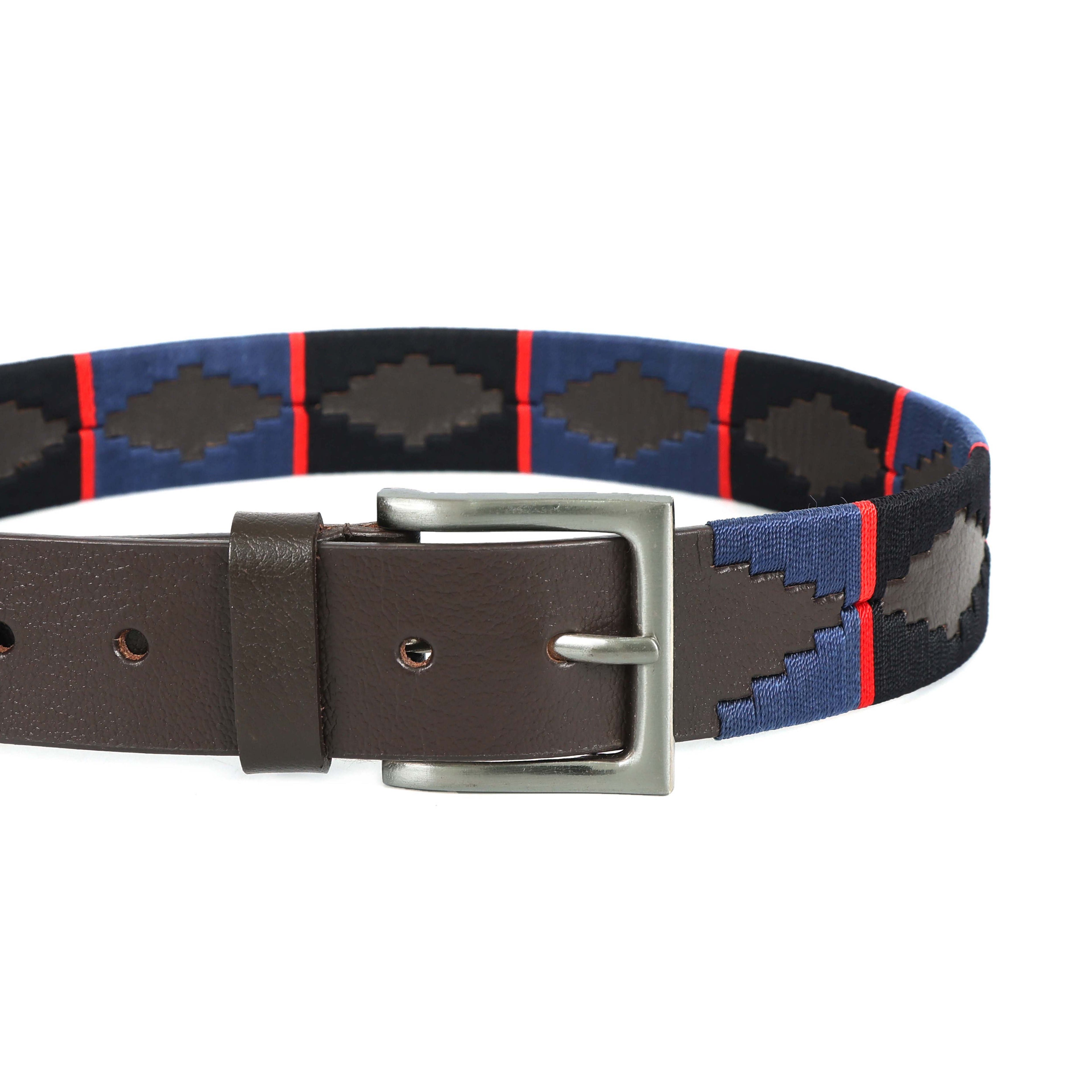 Berbanto Harrington Full-Grain Polo Belt – Brown Leather