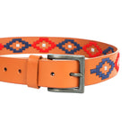 Berbanto Milton Full-Grain Polo Belt - Tan Leather