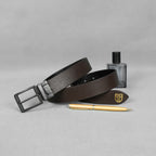 Berbanto Premium Reversible Belt – Croc & Full-Grain