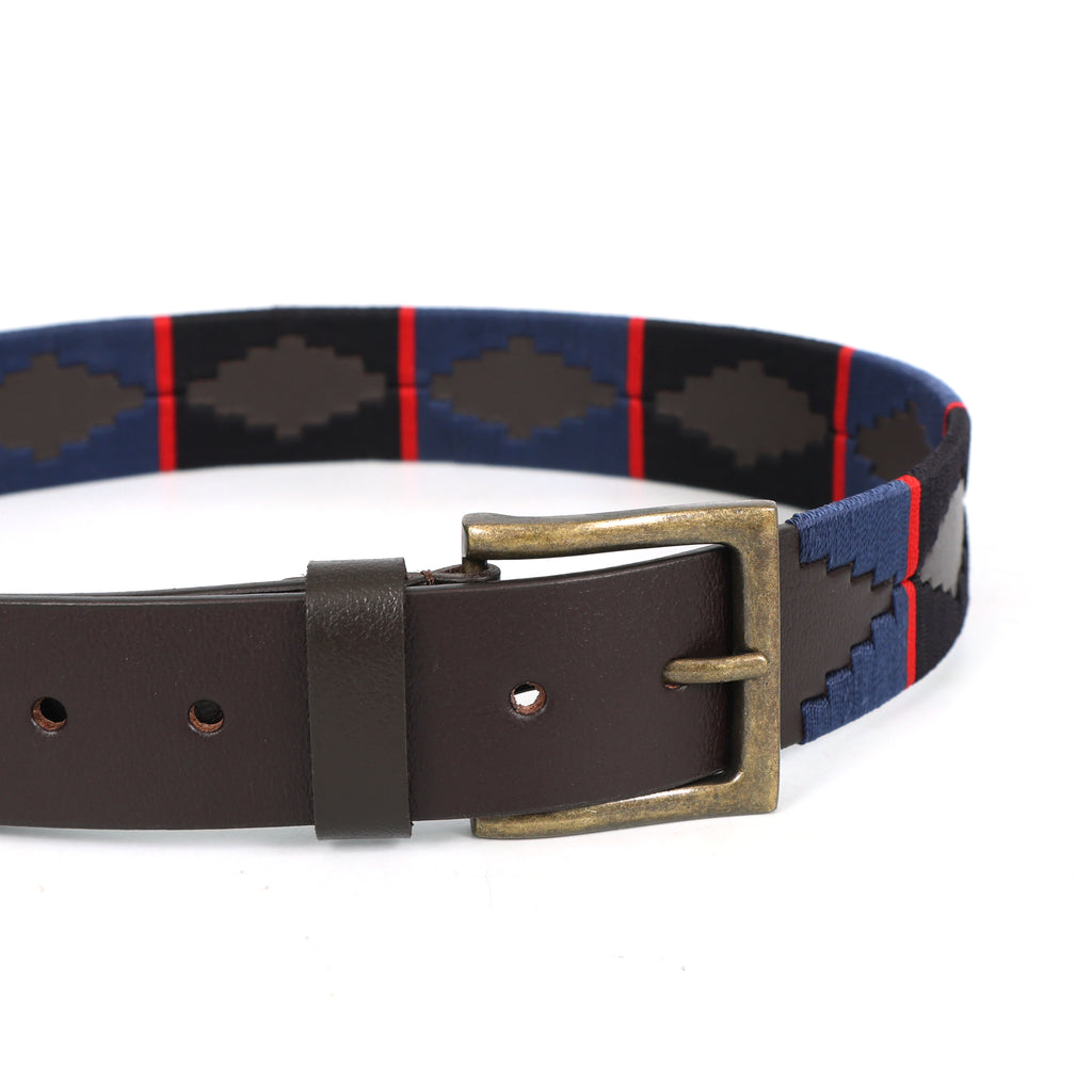 Berbanto Harrington Full-Grain Polo Belt – Brown Leather