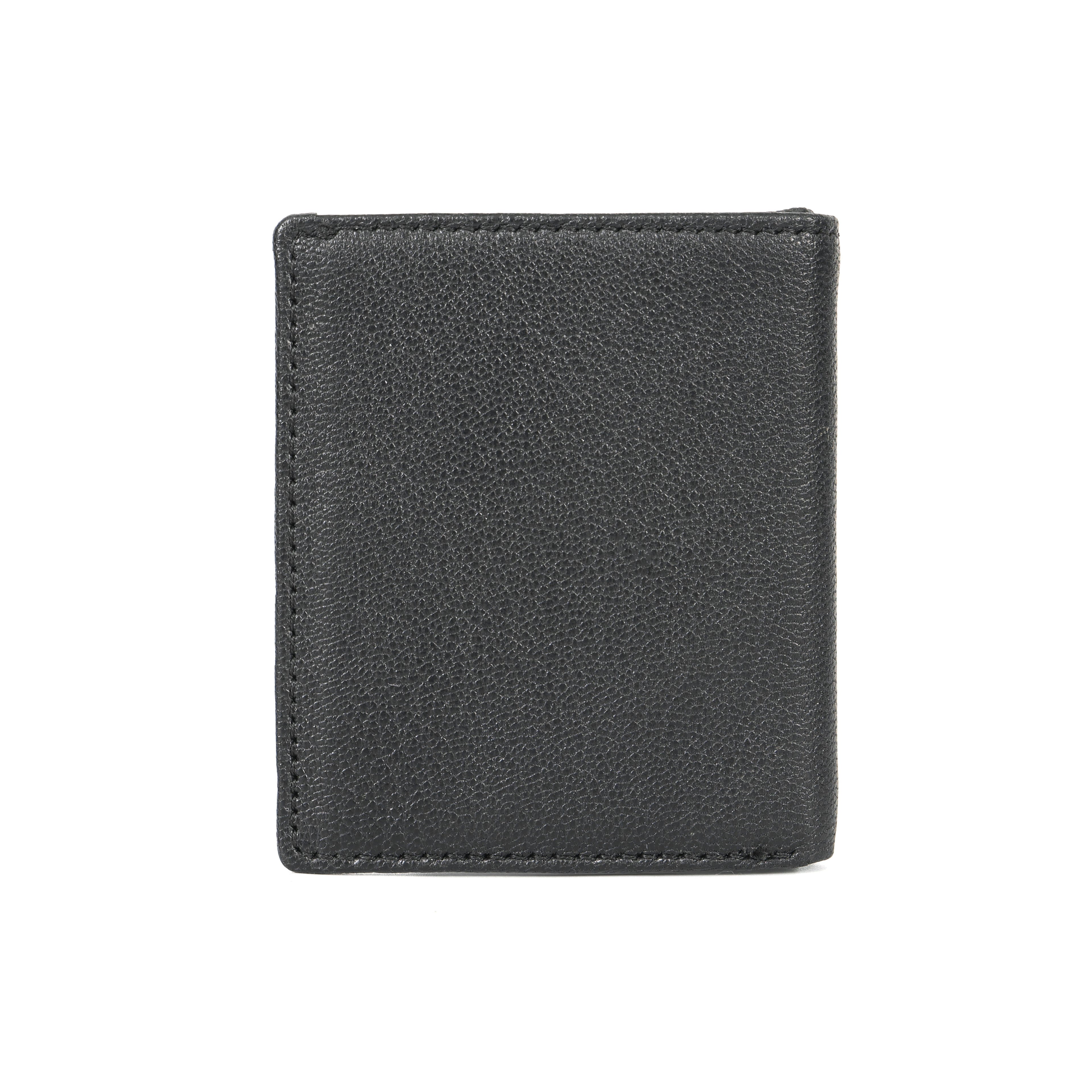 Berbanto Midnight Pebble Bifold Wallet – Pebbled Full-Grain Leather