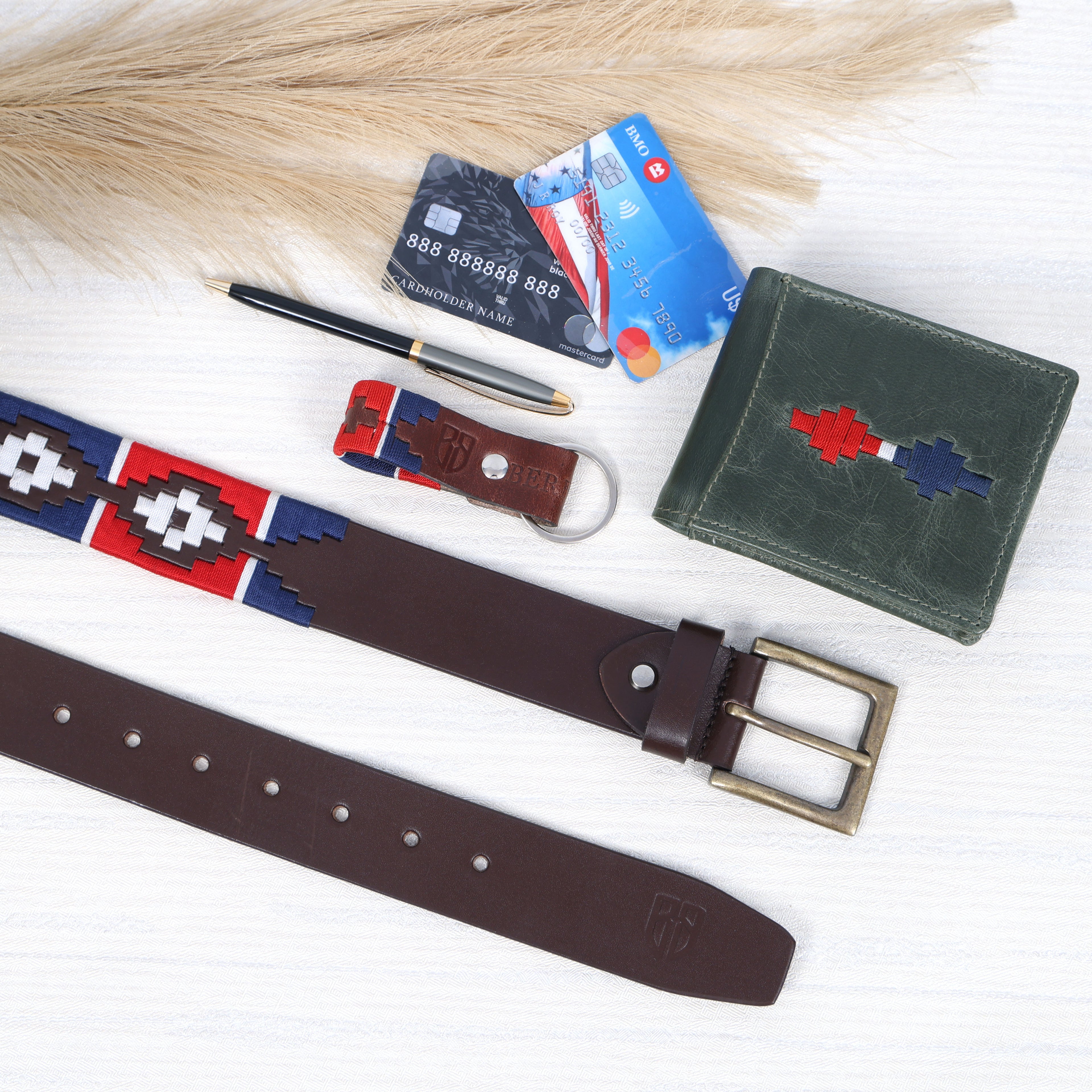 The Gaucho Legacy Set - Handcrafted Belt, Wallet & Keyring Combo.