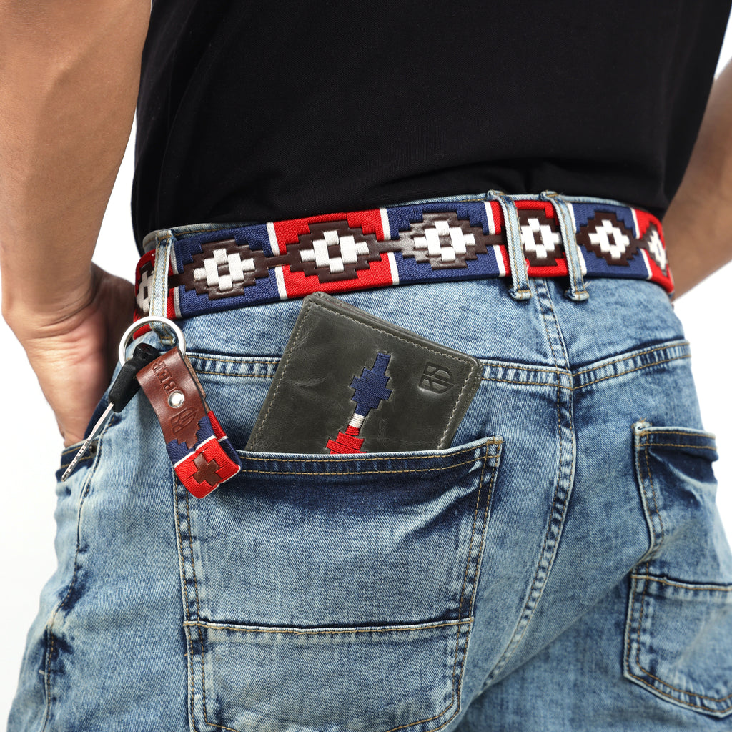 The Gaucho Legacy Set - Handcrafted Belt, Wallet & Keyring Combo.