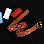 Berbanto Milton Full-Grain Polo Belt - Tan Leather
