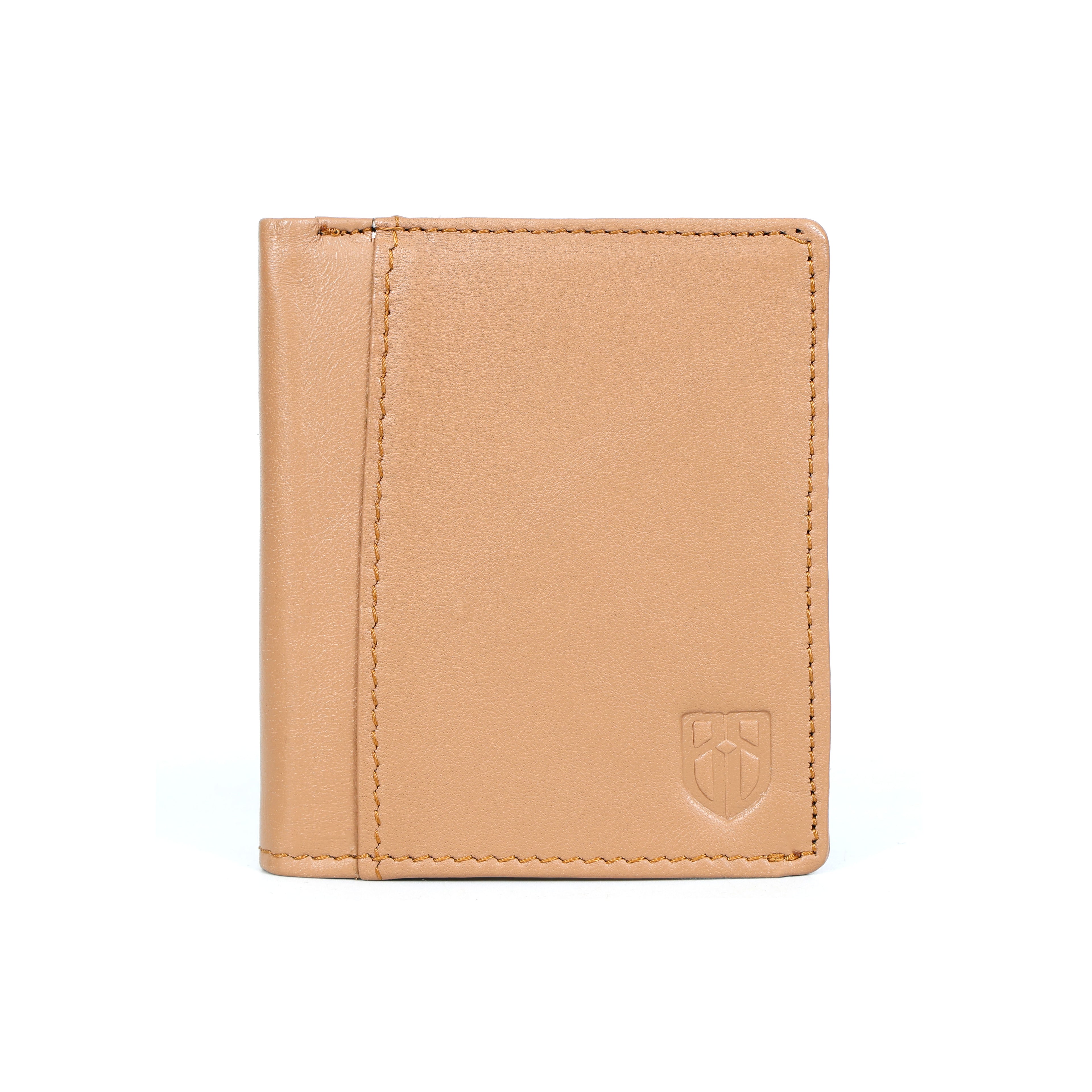 Berbanto Desert Sand Bifold Wallet – Minimal Full-Grain Leather