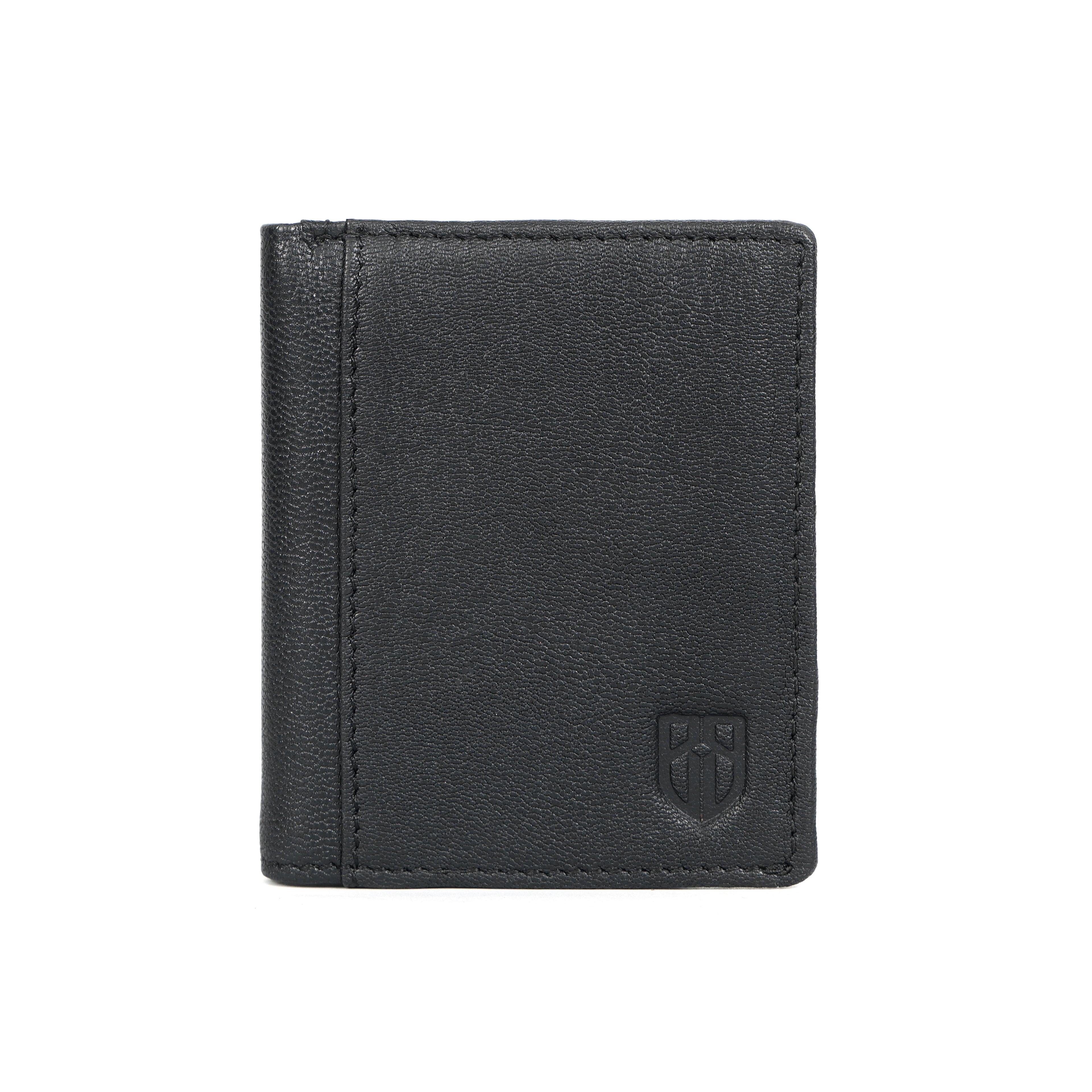 Berbanto Midnight Pebble Bifold Wallet – Pebbled Full-Grain Leather