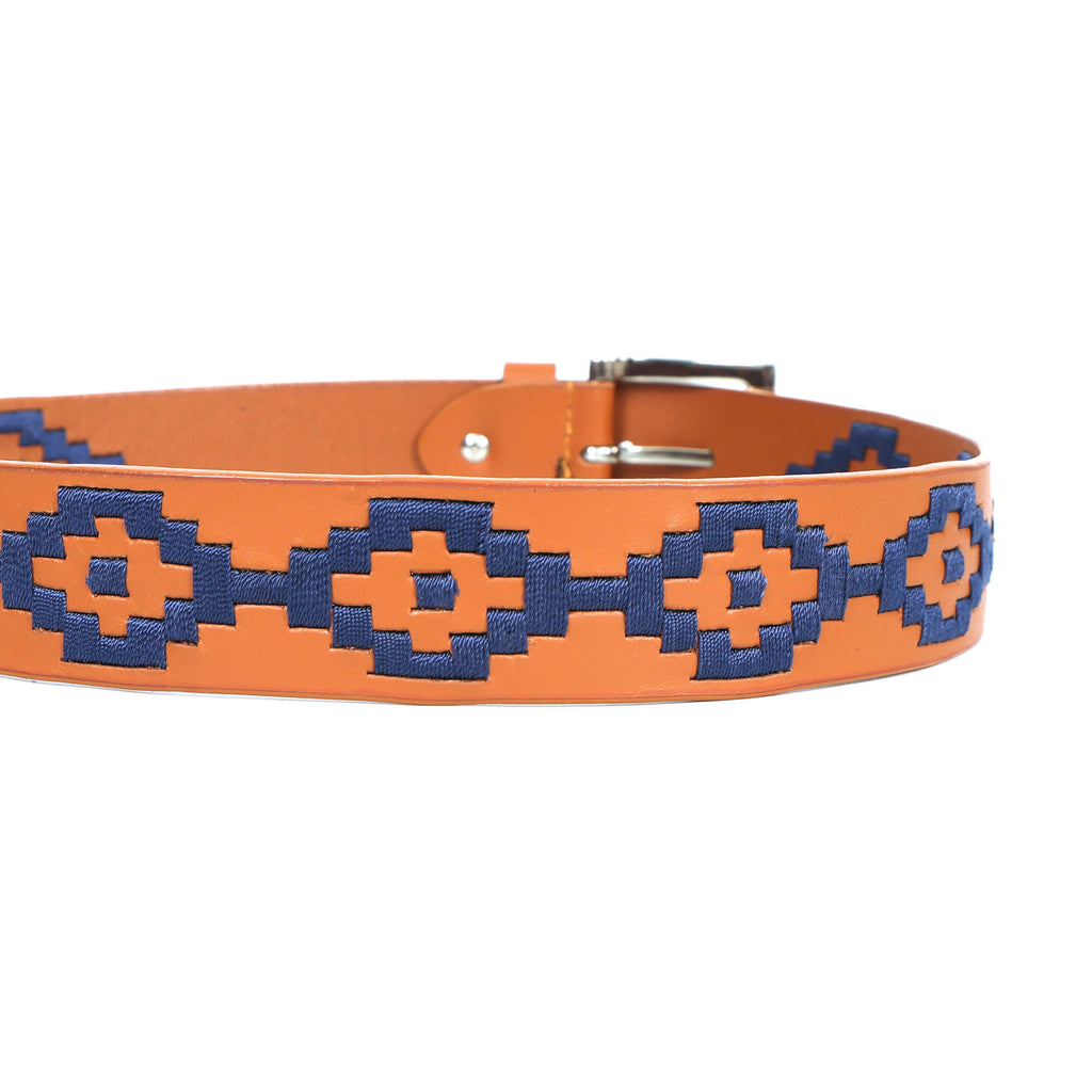 Berbanto Hudson Full-Grain Polo Belt - Tan Leather