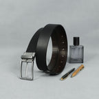 Berbanto Premium Reversible Belt – Croc & Full-Grain