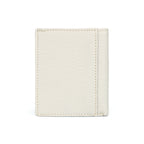 Berbanto Ivory Pebble Bifold Wallet – Full-Grain Leather