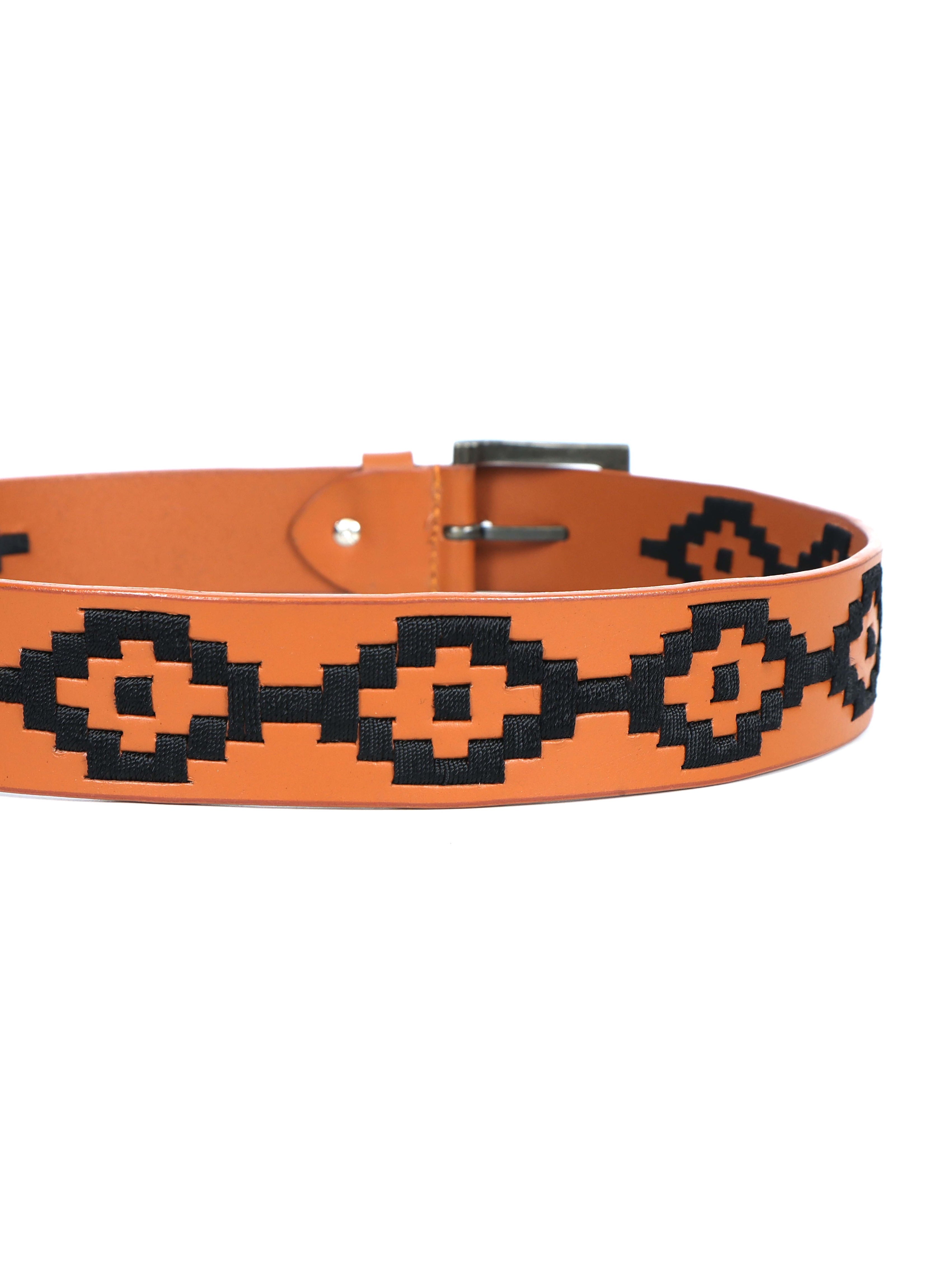 Berbanto Nolan Full-Grain Polo Belt - Tan Leather