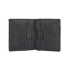 Berbanto Midnight Pebble Bifold Wallet – Pebbled Full-Grain Leather