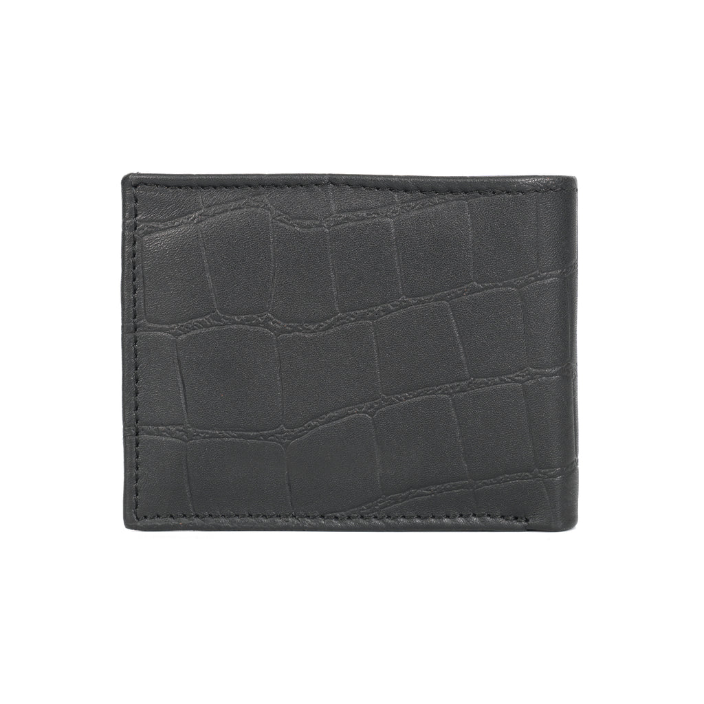 Berbanto Obsidian Croco Bifold Wallet