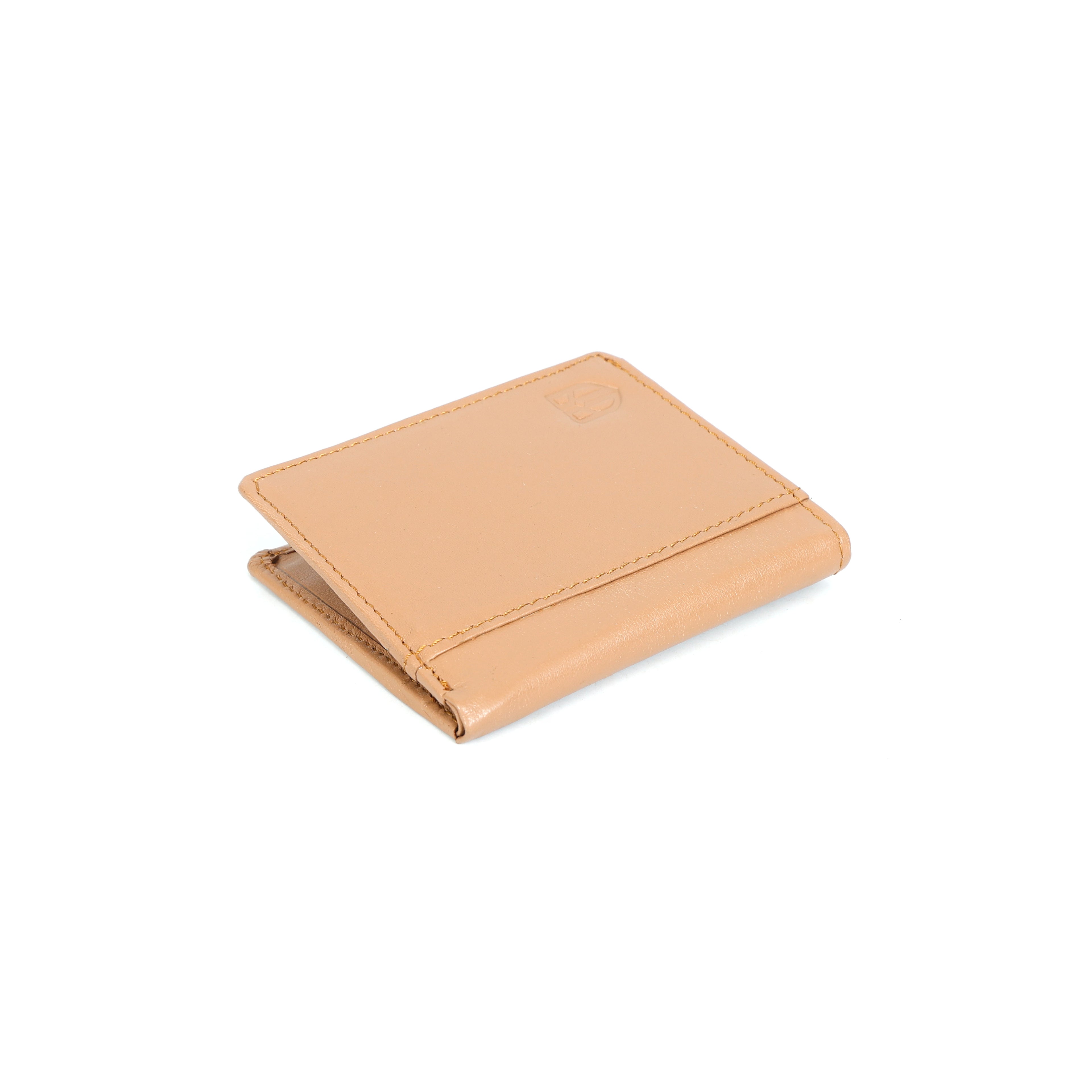 Berbanto Desert Sand Bifold Wallet – Minimal Full-Grain Leather