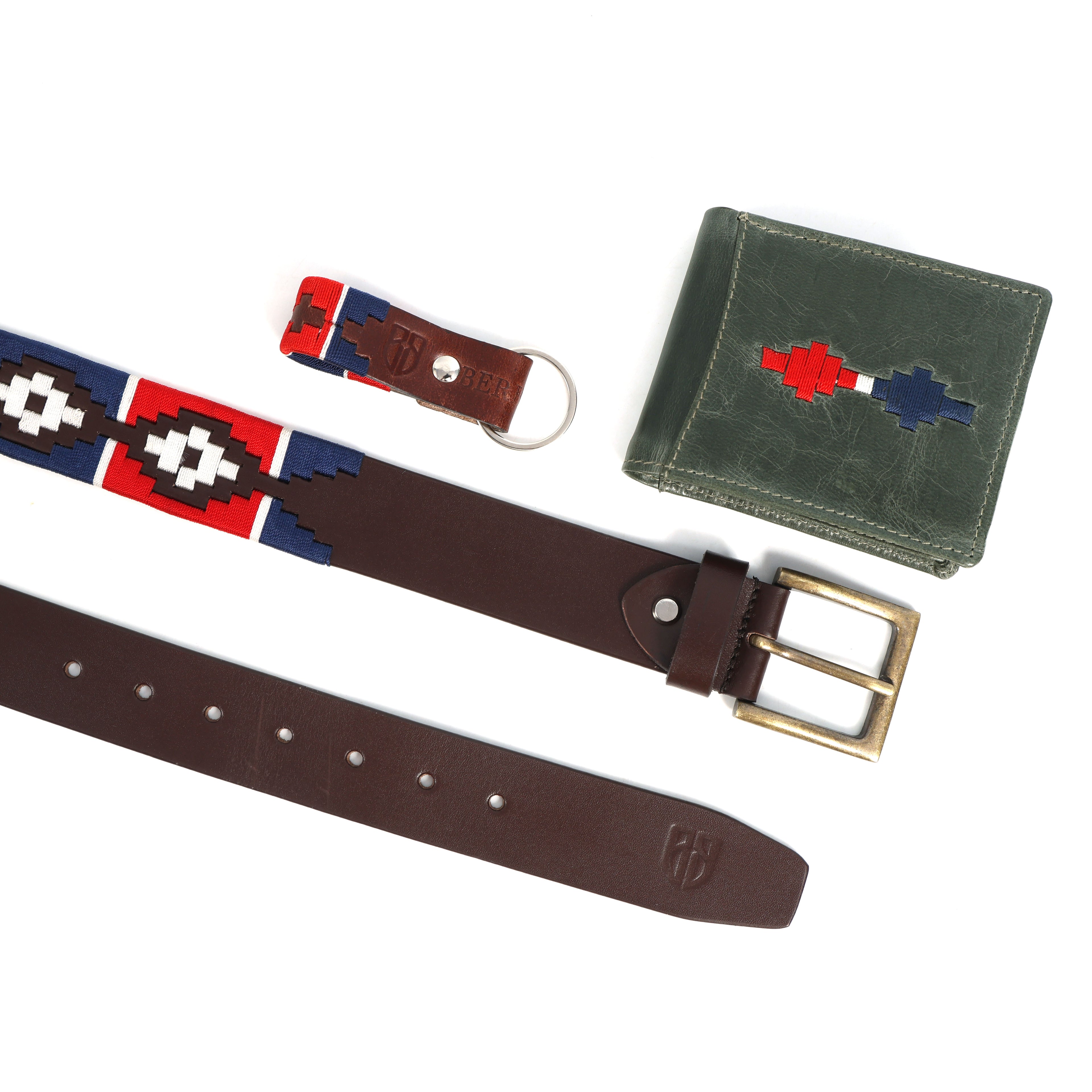 The Gaucho Legacy Set - Handcrafted Belt, Wallet & Keyring Combo.