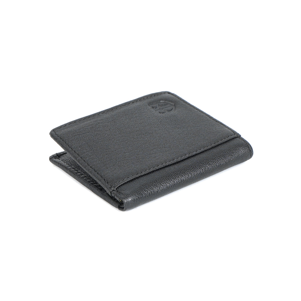 Berbanto Midnight Pebble Bifold Wallet – Pebbled Full-Grain Leather