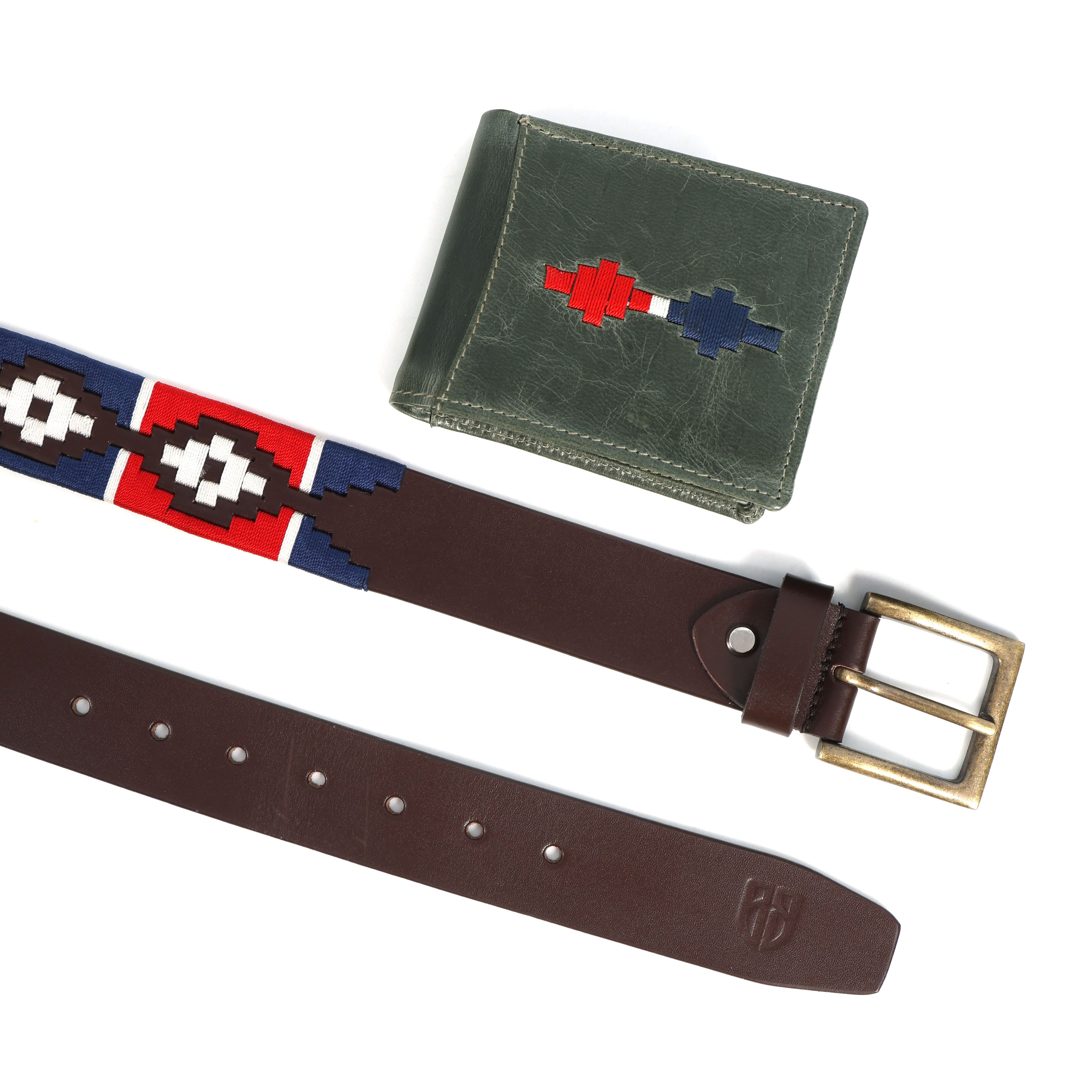 Gaucho Belt & Wallet Combo – Handcrafted Leather Gift Set for Men