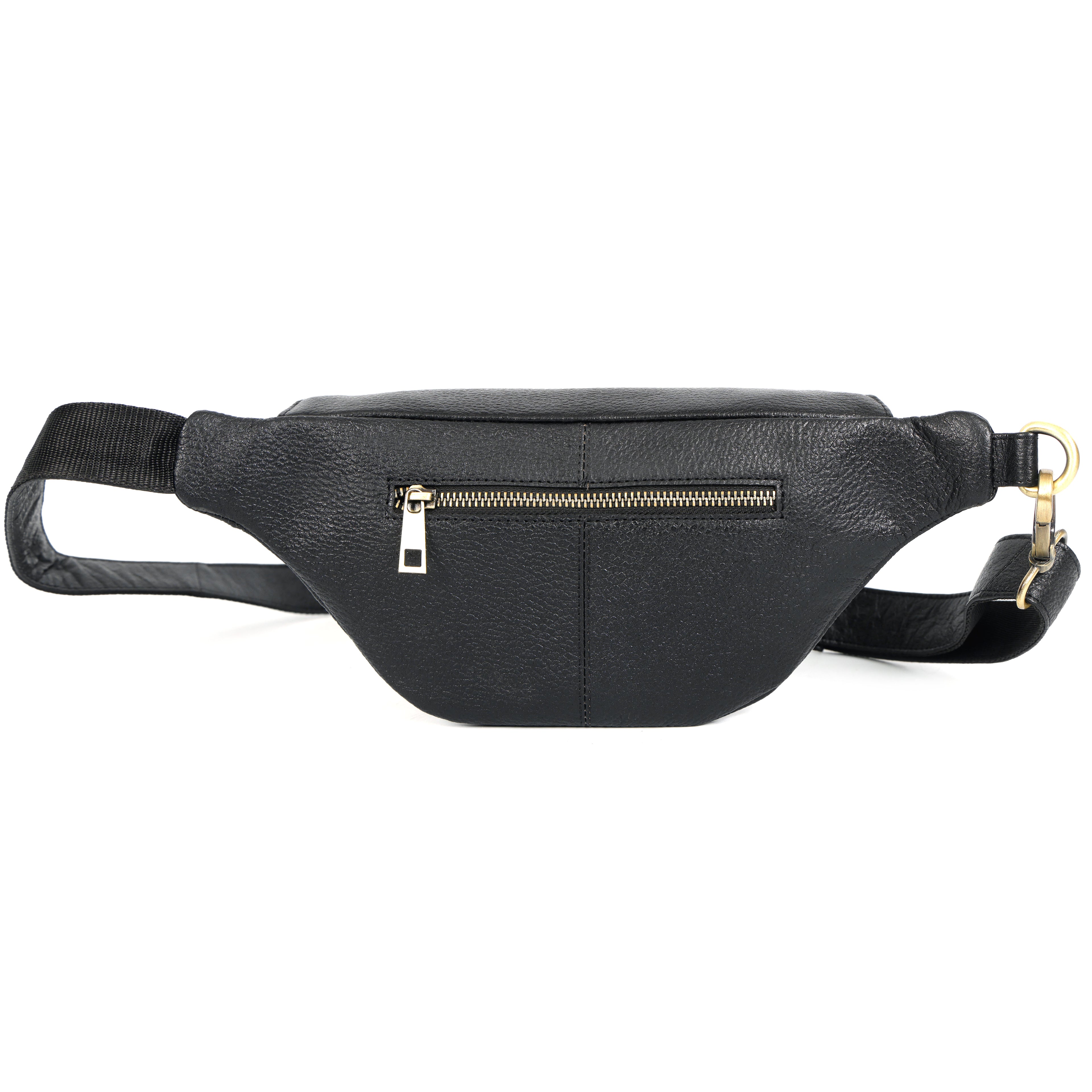Berbanto Viceroy Sling | Midnight Black Leather Crossbody Bag for Men & Women