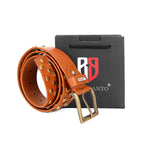Berbanto Renegade Full-Grain Studded Leather Belt