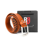 Berbanto Blackout Rider Full-Grain Studded Leather Belt