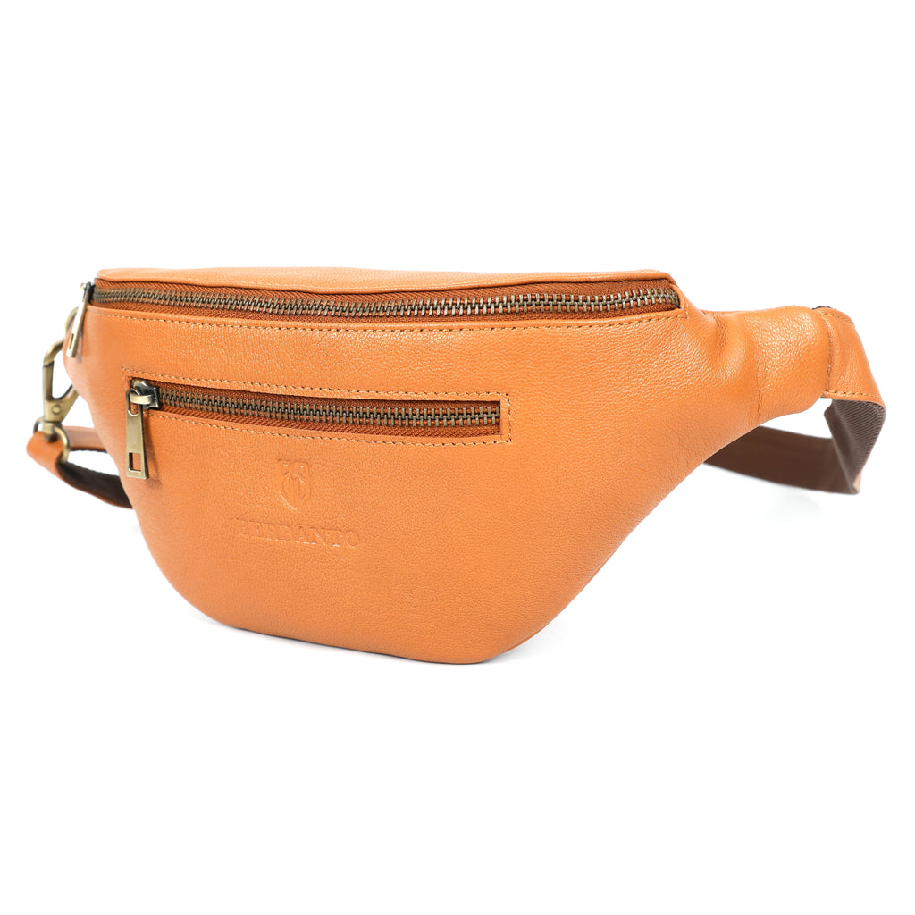 Berbanto Viceroy Sling | British Tan Leather Crossbody Bag for Men & Women