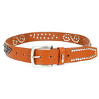 Berbanto Eclipse Full-Grain Studded Leather Belt