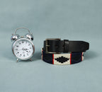 Berbanto Alpine Full-Grain Polo Belt – Black Leather