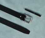 Berbanto Alpine Full-Grain Polo Belt – Black Leather